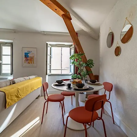 Apartmán Au Coeur De L'effervescence Terracotta - Nuit A Nîmes